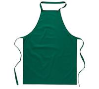 eBuyGB Pack of 10 Catering Cooking Plain Chef's Unisex Kitchen Apron, Cotton, Green
