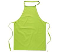 eBuyGB Pack of 10 Catering Cooking Plain Chef's Unisex Kitchen Apron, Cotton, Lime Green