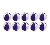 eBuyGB Pack of 10 Inflatable Colour Ball - Beach Pool Game, Purple, 22 cm/9"