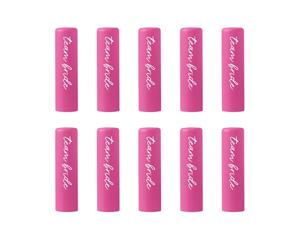 eBuyGB Pack of 10 Team Bride Lip Balm, Pink & White Themed Hen Do, Hen Party Favours, Bachelorette Accessories, Bridal Party Bag Filler, Lip Balm Bride to Be (Pink - Team Bride)