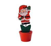 eBuyGB Pack Of 8 Christmas Santa In A Pot Card Name Holder