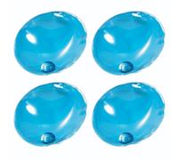 eBuyGB Pack of 4 Instant Heating Gel Hand Warmers - Reusable Heat Pack (Oval Blue)