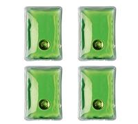 eBuyGB Pack of 4 Reusable Instant Gel Hand Warmer (Green Rectangle)