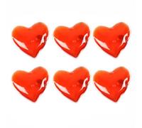 eBuyGB Pack of 6 Reusable Instant Gel Hand Warmer (Red Heart)