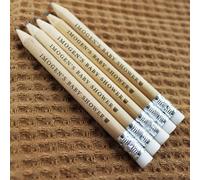 eBuyGB Personalised Baby Shower Pencils, Baby Shower Favours, Laser Engraved Miniature Pencil, Wooden Pencils with Eraser, Bulk Pencil Favours (Pack of 20)