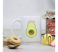 eBuyGB Personalised Mamacado Mug & Coaster Set, 350ml Coffee Mug & Square Coaster, 1st Mother’s Day Gift from Bump, New Mum, Baby Shower, Mum to Be, First Time Mummy