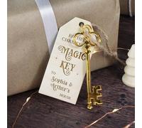 eBuyGB Personalised Santa Key, No Chimney Christmas Key, Christmas Eve Tradition, Father Christmas’ Magic Key, Christmas Magic, Christmas Eve Box Filler