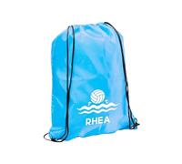 eBuyGB Personalised Water Sport Bag, Kids Unisex Watersports Drawstring Bag, Surfing, Sailing, Swimming Backpack, Girls Boys Swimming Rucksack (Light Blue)