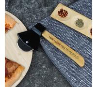 eBuyGB Pizza Cutter, Personalised Pizza Wheel Axe Slicer, Husband 5th Anniversary, Funny Pizzeria Slicer, Pizza Lover Gifts for Him