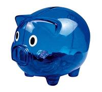 eBuyGB Plastic Money Box for Kids, Blue, One Size