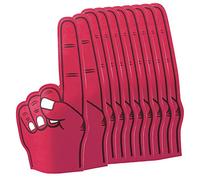 eBuyGB Pointy Big Foam Hand Finger Pointer EVA Animation Palm for Football Festivals Concert Sports Events-Ideal for Printing, Men, Red, Pack of 1
