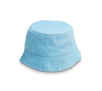 eBuyGB Polyester Childrens Bucket Hat - Kids Sun Cap for Fishing Fisher Beach (Light Blue)