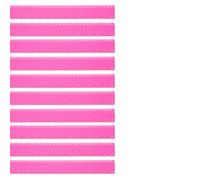 eBuyGB Shatterproof Plastic 12 Inch Measuring Ruler Tool, Pink, Pack of 10