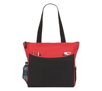 eBuyGB Shoulder Tote Shopping School Bag, Red