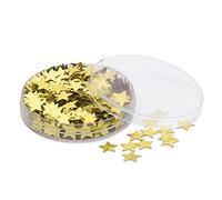 eBuyGB Star Table Confetti, Gold, Pack of 2