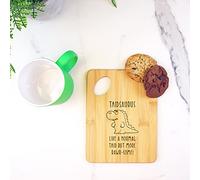 eBuyGB Taidsaurus Chopping Board, Dinosaur Cutting/Serving Board, Taid Birthday Gift, Present for Welsh Grandad
