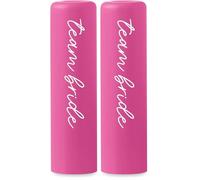 eBuyGB Team Bride Lip Balm, Pink & White Themed Hen Do, Hen Party Favours, Bachelorette Accessories, Bridal Party Bag Filler, Lip Balm Bride to Be (Pink - Team Bride) (Pack of 2)