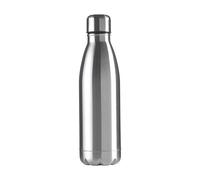 eBuyGB Unisex Adult Double Walled Metal Flask - Silver, 500 ml