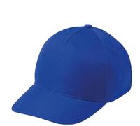 eBuyGB Unisex Kid's Adjustable Plain Hat Baseball Cap, Blue, (Pack of 5)