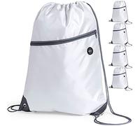 eBuyGB Unisex's Travel Sack Cinch Drawstring Zipper Bag, 5