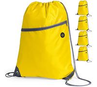 eBuyGB Unisex's Travel Sack Cinch Drawstring Zipper Bag, 5