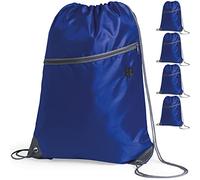 eBuyGB Unisex's Travel Sack Cinch Drawstring Zipper Bag, 5