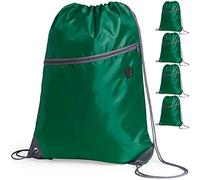 eBuyGB Unisex's Travel Sack Cinch Drawstring Zipper Bag, 5