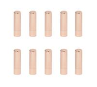 eBuyGB Vanilla Scented Metallic Lip Balm Bar with SPF15, Bridesmaid Hen Party Lip Balm Favour, Hen Do Bag Filler, Bridesmaid Proposal Gift, Moisturising Lip Care - Pack of 10 (Rose Gold)