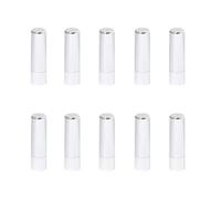 eBuyGB Vanilla Scented Metallic Lip Balm Bar with SPF15, Bridesmaid Hen Party Lip Balm Favour, Hen Do Bag Filler, Bridesmaid Proposal Gift, Moisturising Lip Care - Pack of 15 (Silver)