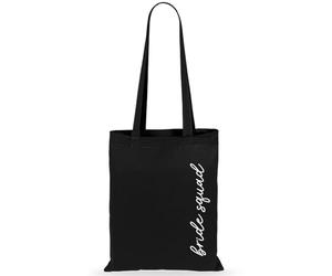 eBuyGB Women's Tote Bag, Black-Bride Squad