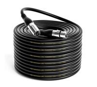 EBXYA Premium XLR Microphone Cable 30m 1-Pack for Stage and Audio Mixer | Balanced 3-Pin, Shielded, Male-to-Female, Durable, Low-Noise, Professional Grade, Gold-Plated Connectors, Flexible