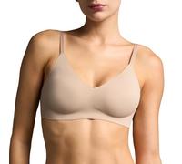 EBY Relief Bra Bras for Women, Seamless and Wireless with Adjustable Straps, Nude, S