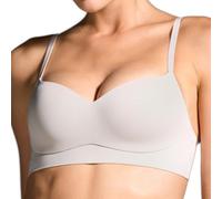 EBY Ultimate All Day Balconette Push Up Bra for Women - Sexy, Seamless, Wireless Comfort Bra with Flattering Lift, Pearl, L
