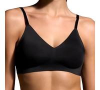 EBY Women's Seamless Adjustable Straps Bra, Opaque, Black, M