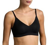 EBY Women's Seamless Adjustable Straps Bra, Opaque, Black, S-Small
