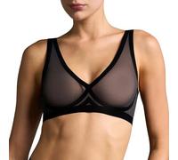 EBY Women's Sheer Bralette Bra, Black, Medium More