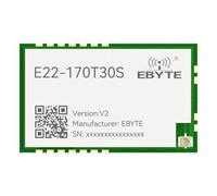EBYTE 170MHz LoRa RF Module E22-170T30/33S Wireless Transmitter Receiver UART DIP 30-33dBm Long Range SMA-K Antenna (170M SMD 30dbm)