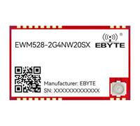 EBYTE 2.4G Lora Mesh Networking Module EWM528-2G4NW20SX 20/37dbm Long Distance Automatic Routing Remote Configuration (2.4G Lora 20dbm)