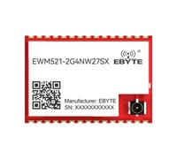 EBYTE 433 470 868 915M Lora Mesh Module FSK Mesh 30dbm Long Distance Automatic Routing Antenna PCB Stamp Holes Industrial-grade, Low-power, Self-routing, Network Self-healing (EWM521-2G4NW27SX)