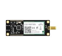 EBYTE 868/915MHz Lora RF Transceiver Offline Test Development Kit OLED Display E32-SC 20/30dbm Long Distance Button Control with Antenna (868/915M UART 30dbm)