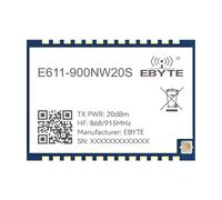 EBYTE 915MHz Full Duplex Remote Data Image Transmission Module E611-900NW20S 20dBm 1KM Star Trunk Netwoking AT Command