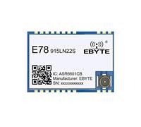 EBYTE ASR6601 915MHz Lorawan Soc Wireless RF Module E78-915LN22S(6601) 21dbm 5.6Km Low Power Antenna Stamp Hole/IPEX