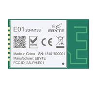 EBYTE E01-2G4M13S nRF24L01 PA LNA 2.4 ghz 13dBm Wireless SPI 2.4GHz nRF24L01P rf Wireless Transmitter and Receiver PCB Antenna