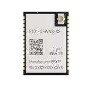 EBYTE ESP32-C5 2.4G 5.8G Wifi6 Ble6.0 Module Zigbee 3.0 E101-C5 Series 20dbm Long Distance AP STA AP+STA Industrial Grade (E101-C5WN8-XS)