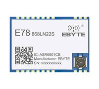 EBYTE LoRaWAN SoC ASR6601 868MHz LoRa Module E78-868LN22S(6601) 22dBm Wireless Transceiver SMD IPEX Stamp Hole Connector TCXO RF Radio