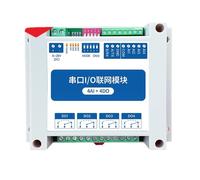 EBYTE ModBus RTU I/O Network Modules MA01-XACX0440 with Serial Port for PLC RS485 4AI+ADO 4 Switch Output Watchdog Anti-Crash