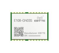 EBYTE Mulit Positioningand Navigation Module E108-GN03S AT6558R BDS GPS GLONASS GNSS Small Size Low Power LNA SAW Industrial Grade Stamp Hole Antenna