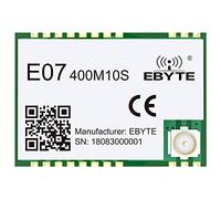 EBYTE TI CC1101 Wirelsee RF Module SPI 433Mhz Long Distance 1.5 KM 10dBm RSSI CCA Data Transmission Antenna Interface IPEX/Stamp Hole E07-400M10S for Interlligent Wireless Control Smart Home