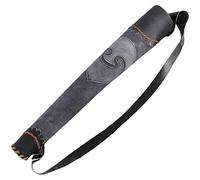 EBZFASO Archery Quiver Leather Handmade Medieval Quiver(Blue)