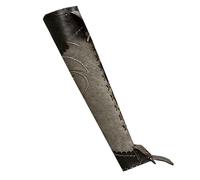 EBZFASO Archery Quiver Leather Handmade Medieval Quiver(Grey)